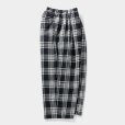 画像3: TIGHTBOOTH/PLAID FLANNEL BAGGY SLACKS（Black） 【30%OFF】［チェックフランネルバギースラックス-23秋冬］