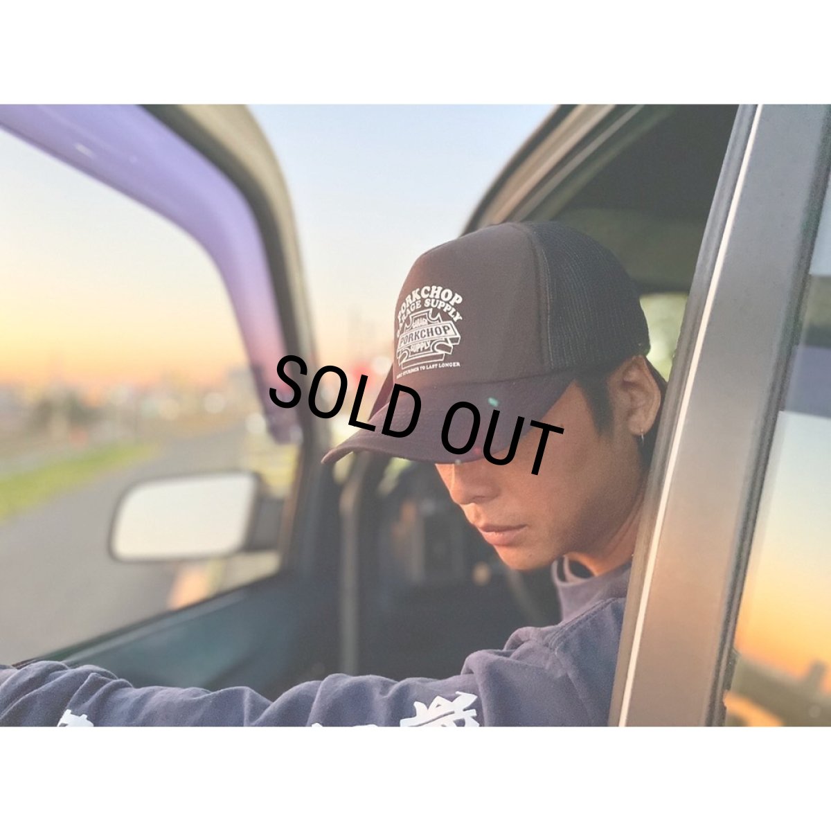 画像5: PORKCHOP/3D B&S MESH CAP（BLACK）［メッシュキャップ-23秋冬］ (5)