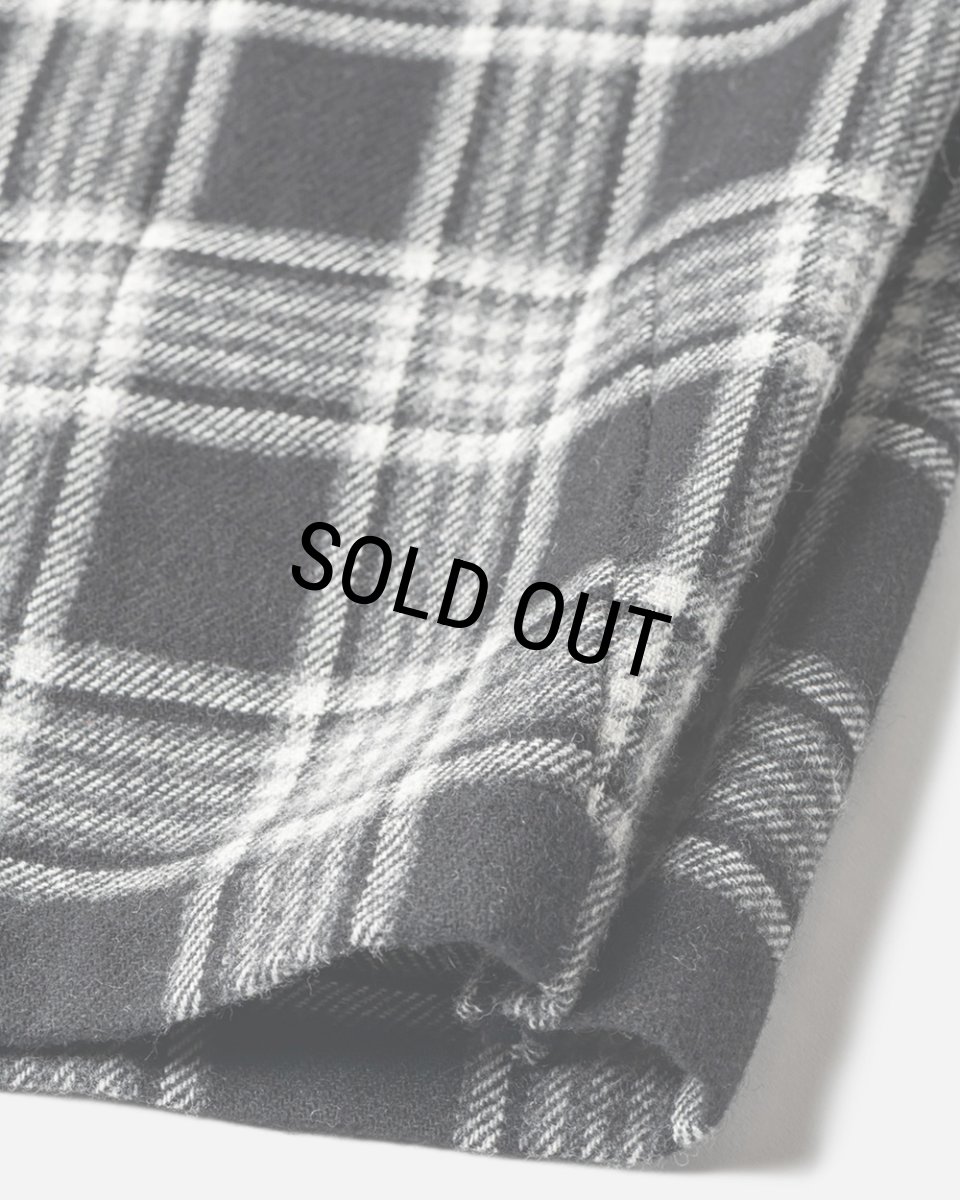 画像8: TIGHTBOOTH/PLAID FLANNEL BAGGY SLACKS（Black） 【30%OFF】［チェックフランネルバギースラックス-23秋冬］ (8)