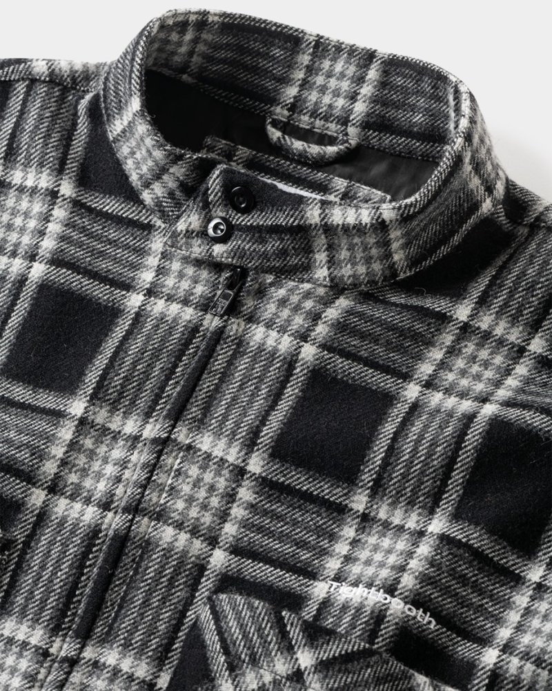 画像2: TIGHTBOOTH/PLAID FLANNEL SWING TOP（Black） 【30%OFF】［チェックフランネルスウィングトップ-23秋冬］