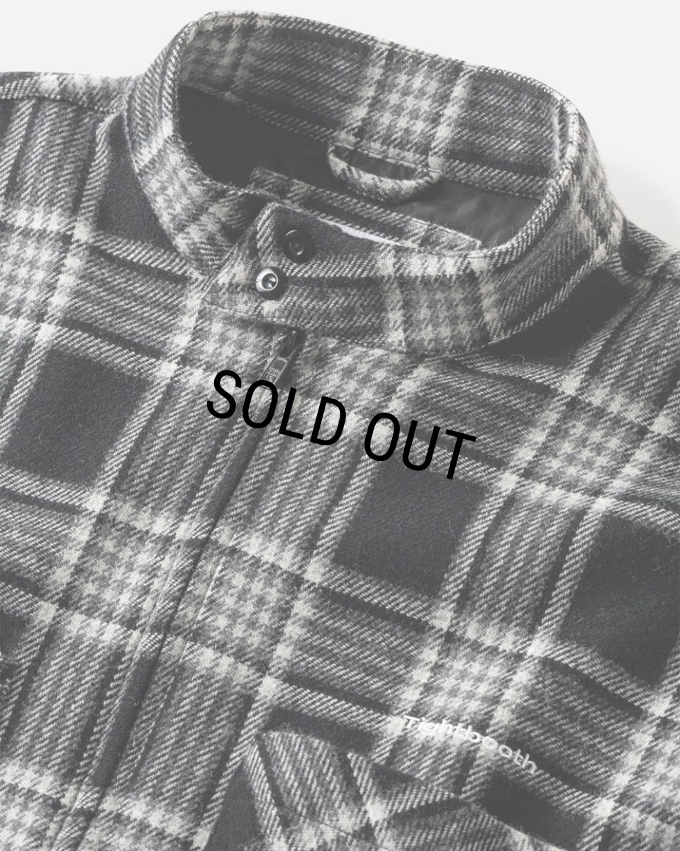 画像2: TIGHTBOOTH/PLAID FLANNEL SWING TOP（Black） 【30%OFF】［チェックフランネルスウィングトップ-23秋冬］ (2)