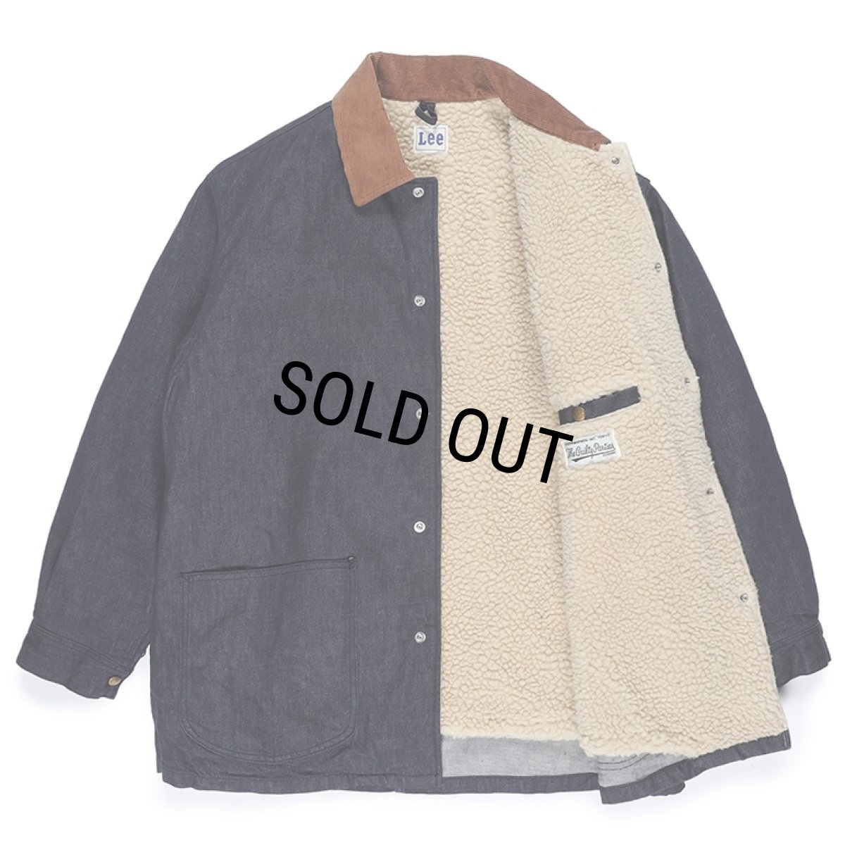 画像2: WACKO MARIA/LEE / DENIM BOA COVERALL（INDIGO）［デニムボアカバーオール-23秋冬］ (2)