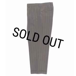 たけWACKO MARIA×DORMEUIL スラックス Ｍ WACKO MARIA/DORMEUIL / STRIPED DOUBLE PLEATED TROUSERS