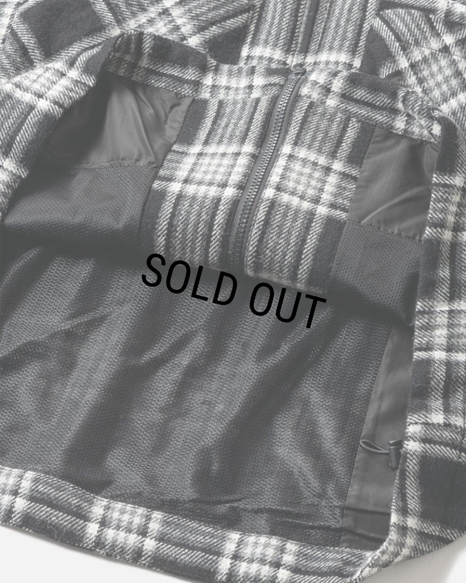 画像9: TIGHTBOOTH/PLAID FLANNEL SWING TOP（Black） 【30%OFF】［チェックフランネルスウィングトップ-23秋冬］ (9)