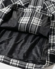 画像9: TIGHTBOOTH/PLAID FLANNEL SWING TOP（Black） 【30%OFF】［チェックフランネルスウィングトップ-23秋冬］ (9)