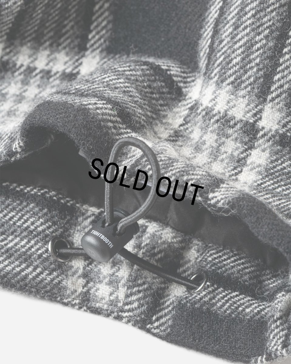画像10: TIGHTBOOTH/PLAID FLANNEL SWING TOP（Black） 【30%OFF】［チェックフランネルスウィングトップ-23秋冬］ (10)