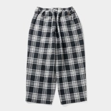 画像2: TIGHTBOOTH/PLAID FLANNEL BAGGY SLACKS（Black） 【30%OFF】［チェックフランネルバギースラックス-23秋冬］ (2)