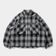 画像1: TIGHTBOOTH/PLAID FLANNEL SWING TOP（Black） 【30%OFF】［チェックフランネルスウィングトップ-23秋冬］ (1)