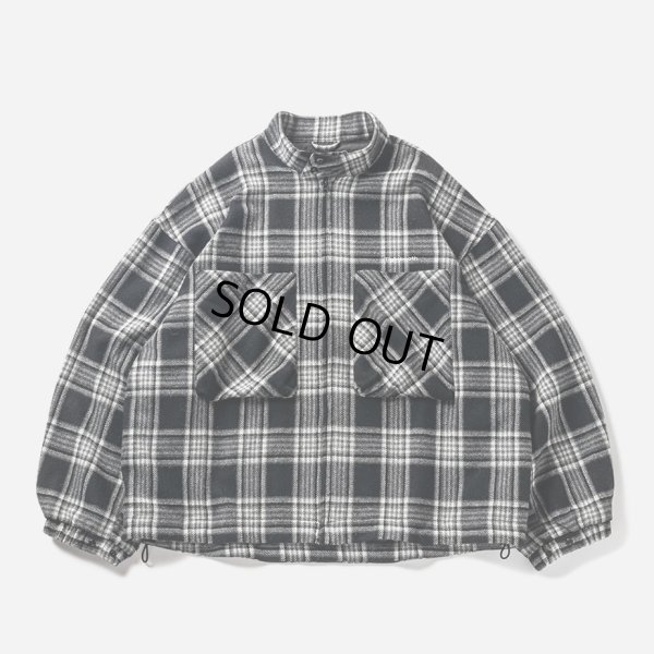 画像1: TIGHTBOOTH/PLAID FLANNEL SWING TOP（Black） 【30%OFF】［チェックフランネルスウィングトップ-23秋冬］