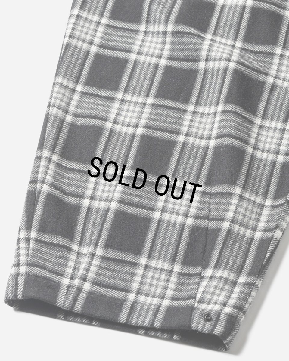 画像7: TIGHTBOOTH/PLAID FLANNEL BAGGY SLACKS（Black） 【30%OFF】［チェックフランネルバギースラックス-23秋冬］ (7)