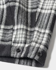 画像9: TIGHTBOOTH/PLAID FLANNEL BAGGY SLACKS（Black） 【30%OFF】［チェックフランネルバギースラックス-23秋冬］ (9)