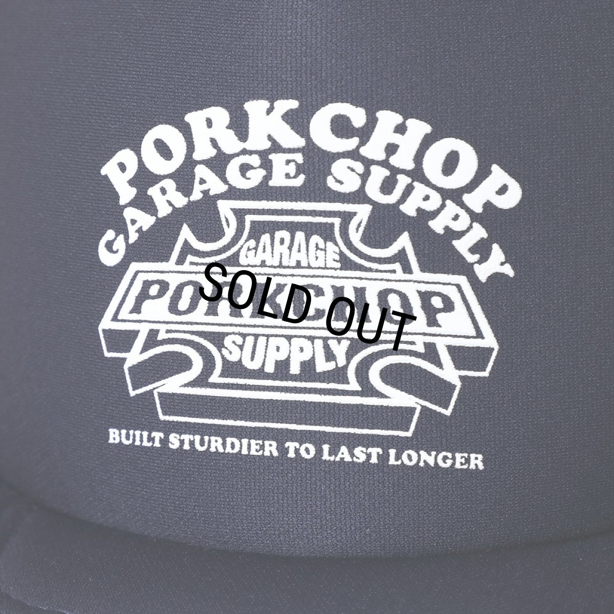 画像3: PORKCHOP/3D B&S MESH CAP（NAVY）［メッシュキャップ-23秋冬］ (3)