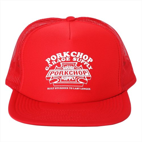 他の写真1: PORKCHOP/3D B&S MESH CAP（RED）［メッシュキャップ-23秋冬］