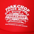 画像3: PORKCHOP/3D B&S MESH CAP（RED）［メッシュキャップ-23秋冬］ (3)