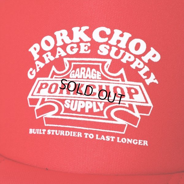 画像3: PORKCHOP/3D B&S MESH CAP（RED）［メッシュキャップ-23秋冬］