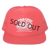 PORKCHOP/3D B&S MESH CAP（RED）［メッシュキャップ-23秋冬］