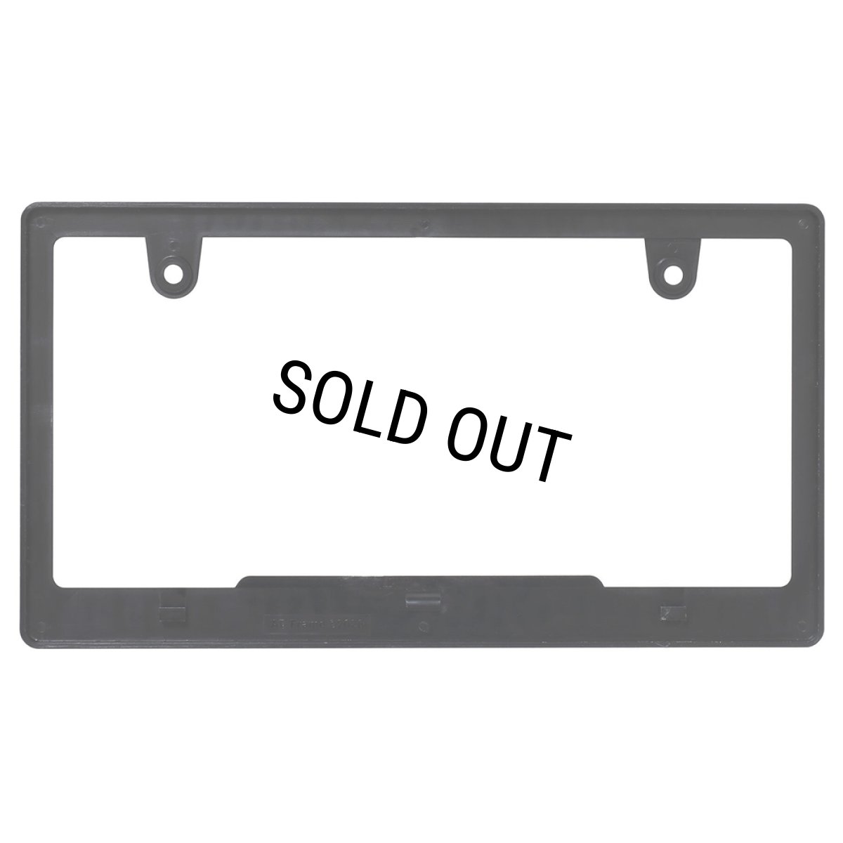 画像2: PORKCHOP/RAISED LICENSE FRAME（BLACK/WHITE）［ライセンスフレーム-23秋冬］ (2)