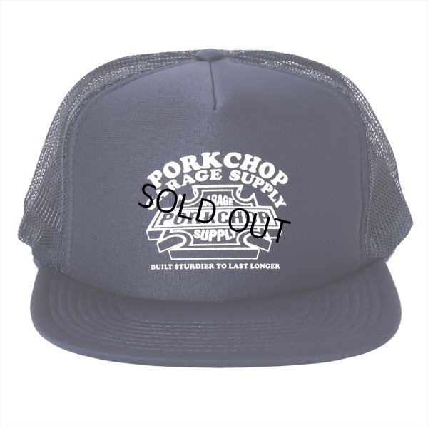 画像1: PORKCHOP/3D B&S MESH CAP（NAVY）［メッシュキャップ-23秋冬］