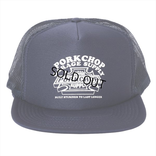 画像1: PORKCHOP/3D B&S MESH CAP（NAVY）［メッシュキャップ-23秋冬］