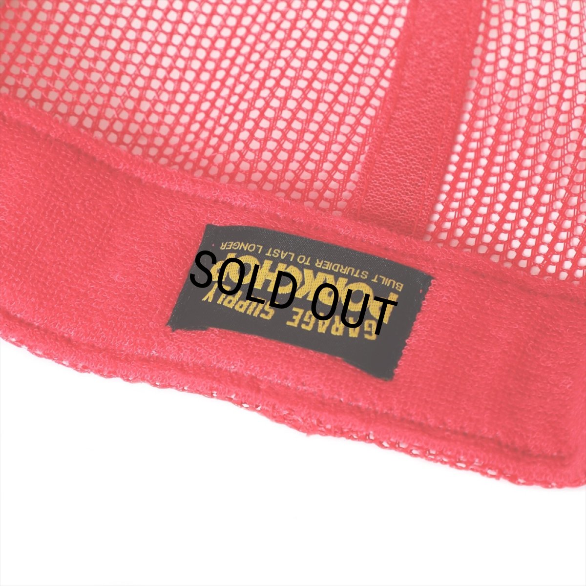 画像4: PORKCHOP/3D B&S MESH CAP（RED）［メッシュキャップ-23秋冬］ (4)