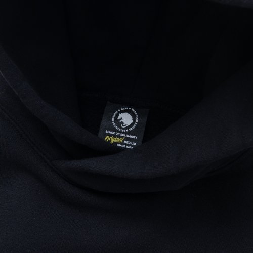他の写真2: 【30%OFF】RATS/CROSS NECK HOODIE BAR TAG（BLACK）［プルオーバーパーカー-23秋冬］