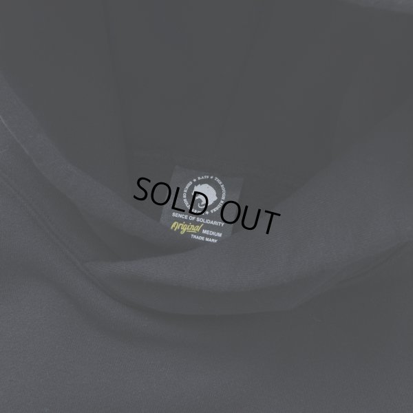 画像2: 【30%OFF】RATS/CROSS NECK HOODIE BAR TAG（BLACK）［プルオーバーパーカー-23秋冬］