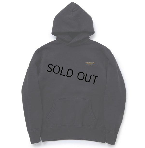 画像1: 【30%OFF】RATS/CROSS NECK HOODIE BAR TAG（BLACK）［プルオーバーパーカー-23秋冬］