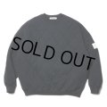 COOTIE PRODUCTIONS/Quilting Sweat Crew（Black/Black）［キルティングスウェットクルー-23秋冬］