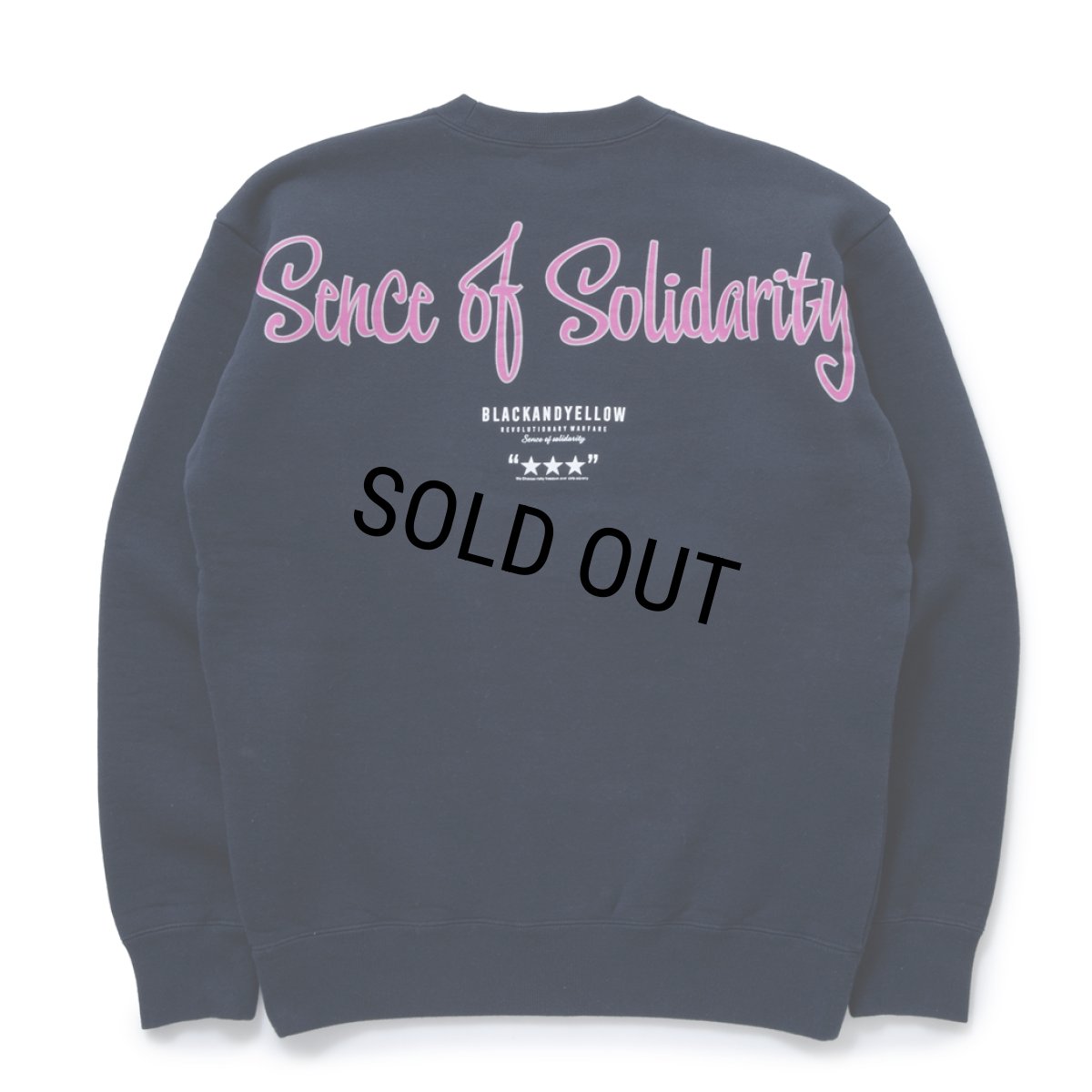 画像2: RATS/SCRIPT BIG LOGO CREW NECK SWEAT（NAVY）［クルーネックスウェット-23秋冬］ (2)