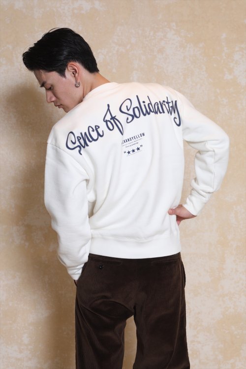 他の写真3: RATS/SCRIPT BIG LOGO CREW NECK SWEAT（WHITE）［クルーネックスウェット-23秋冬］