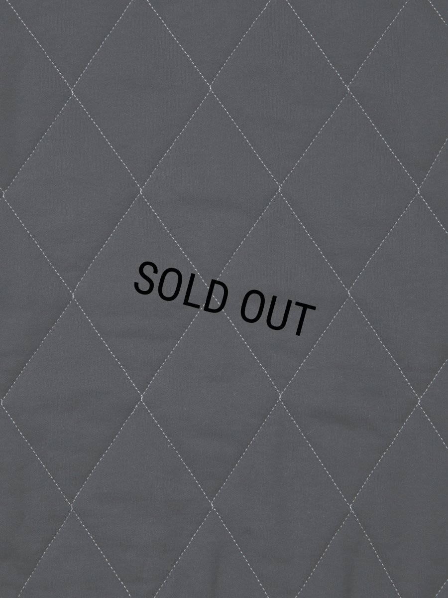 画像5: COOTIE PRODUCTIONS/Quilting Sweat Crew（Black/White）［キルティングスウェットクルー-23秋冬］ (5)