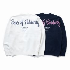 画像2: 【40%OFF】RATS/SCRIPT BIG LOGO CREW NECK SWEAT（WHITE）［クルーネックスウェット-23秋冬］ (2)