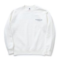 【30%OFF】RATS/SCRIPT BIG LOGO CREW NECK SWEAT（WHITE）［クルーネックスウェット-23秋冬］