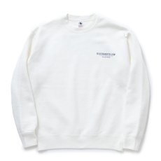 画像1: 【40%OFF】RATS/SCRIPT BIG LOGO CREW NECK SWEAT（WHITE）［クルーネックスウェット-23秋冬］ (1)