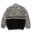 画像2: WACKO MARIA/LEOPARD BOA TRACK JACKET（WHITE）［レオパードボアトラックJKT-23秋冬］ (2)