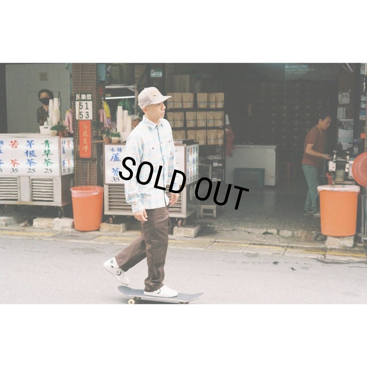 画像4: CHALLENGER/L/S CHECK SHRIT（BLUE）［チェックシャツ-23秋冬］ (4)