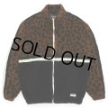 WACKO MARIA/LEOPARD BOA TRACK JACKET（BROWN）［レオパードボアトラックJKT-23秋冬］