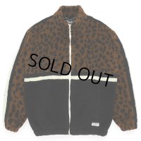WACKO MARIA/LEOPARD BOA TRACK JACKET（BROWN）［レオパードボアトラックJKT-23秋冬］