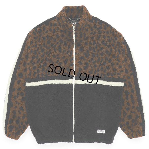 画像1: WACKO MARIA/LEOPARD BOA TRACK JACKET（BROWN）［レオパードボアトラックJKT-23秋冬］