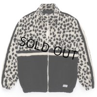 WACKO MARIA/LEOPARD BOA TRACK JACKET（WHITE）［レオパードボアトラックJKT-23秋冬］