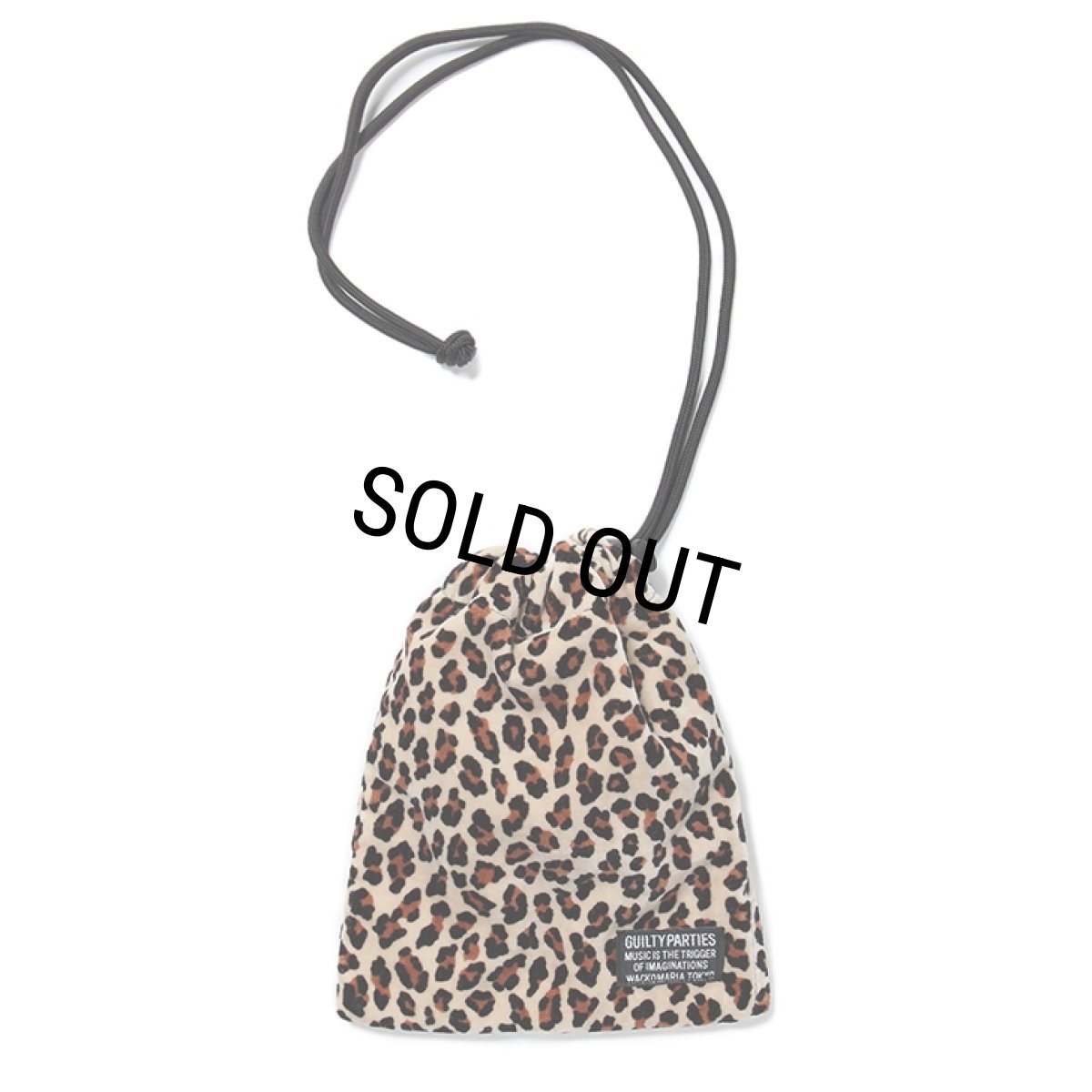 画像1: WACKO MARIA/LEOPARD VELOR SHOULDER PORCH（BEIGE）［ショルダーポーチ-23秋冬］ (1)