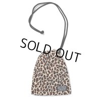 WACKO MARIA/LEOPARD VELOR SHOULDER PORCH（BEIGE）［ショルダーポーチ-23秋冬］