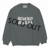 WACKO MARIA/HEAVY WEIGHT CREW NECK SWEAT SHIRT（BLACK）［クルーネックスウェット-23秋冬］