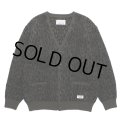 WACKO MARIA/LEOPARD HEAVY MOHAIR KNIT JACQUARD CARDIGAN（KHAKI）［レオパードヘビーモヘアカーディガン-23秋冬］