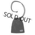 WACKO MARIA/VELVET SHOULDER PORCH（BLACK）［ショルダーポーチ-23秋冬］