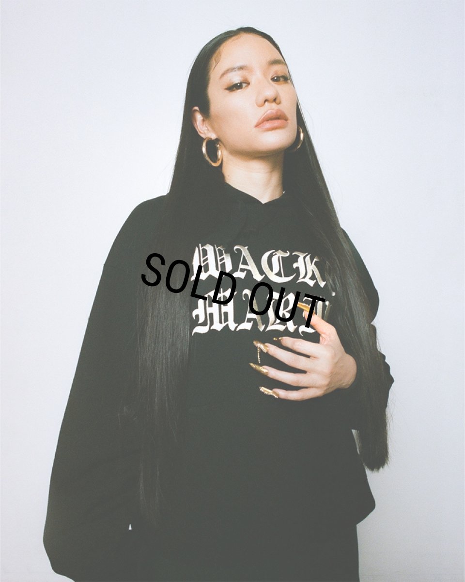 画像3: WACKO MARIA/HEAVY WEIGHT PULL OVER HOODED SWEAT SHIRT（BLACK）［プルオーバーパーカー-23秋冬］ (3)