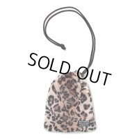 WACKO MARIA/FAUX LEOPARD FUR SHOULDER PORCH（BEIGE）［ショルダーポーチ-23秋冬］