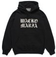 画像1: WACKO MARIA/HEAVY WEIGHT PULL OVER HOODED SWEAT SHIRT（BLACK）［プルオーバーパーカー-23秋冬］ (1)