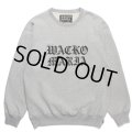 WACKO MARIA/HEAVY WEIGHT CREW NECK SWEAT SHIRT（GRAY）［クルーネックスウェット-23秋冬］