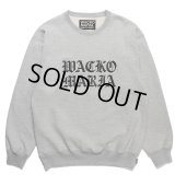 WACKO MARIA/HEAVY WEIGHT CREW NECK SWEAT SHIRT（GRAY）［クルーネックスウェット-23秋冬］